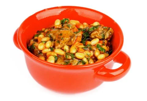 White Beans Stew Stock Photos