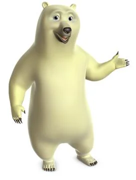 White bear Stock-Illustration