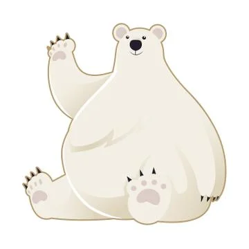 White bear Stock Illustration
