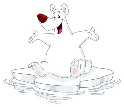 White bear Stock Illustration