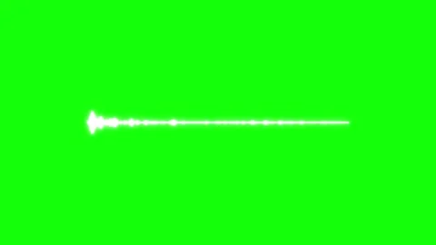 White beat audio wave spectrum, green screen and black alpha channel Stock Footage 335881391