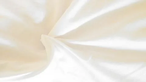 White bedsheet fabric background copy space Stock Photos