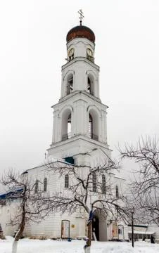 White bell tower Stock Photos