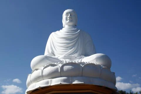 White biddha Stock Photos