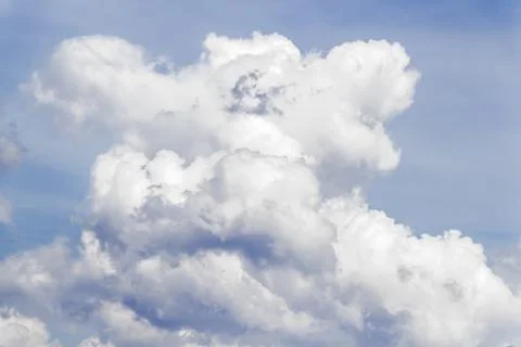 White big cloud Stock Photos