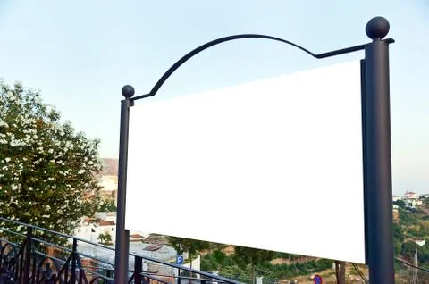 White billboard Stock Photos