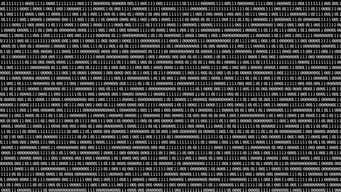 Binary Code White Background Stock Video Footage | Royalty Free Binary ...