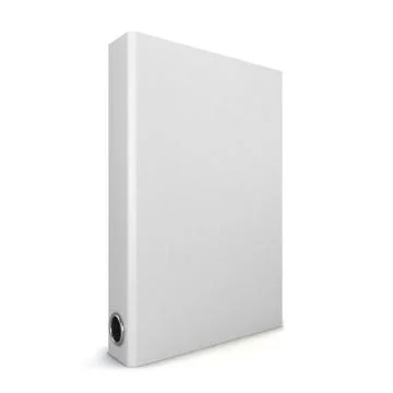 White binder Stock Illustration
