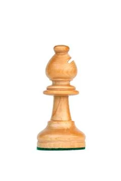 White bishop chess Stock Photos