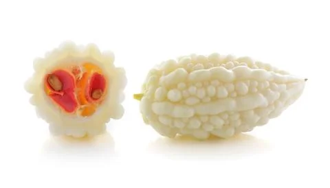 White bitter on white background Stock Photos