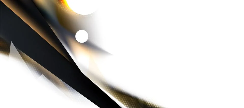 White, black abstract background, hex texture. Minimal technology shapes. Stock Illustration