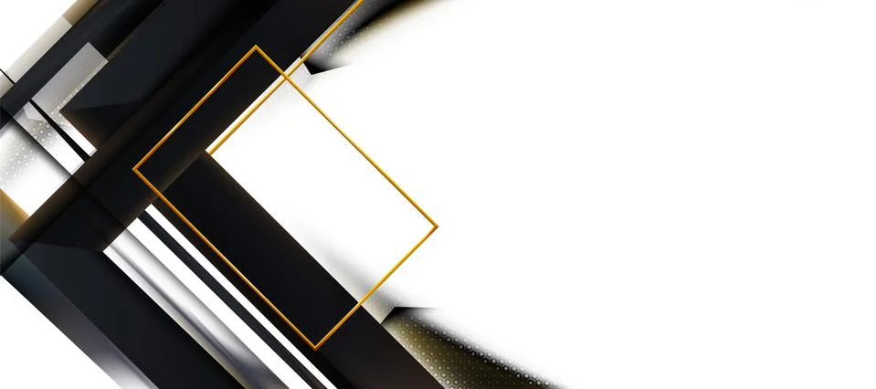 White, black abstract background, hex texture. Stockillustratie
