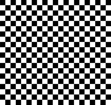 White-black checkered background for design-works Stock Illustration