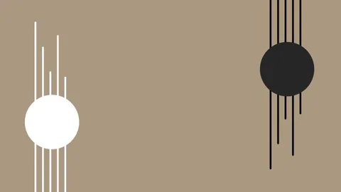 White Black Circle Mobile Stock Footage 346803879