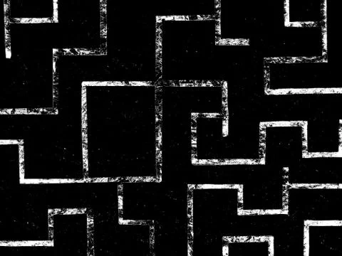 White black grey texture background, cracks on the wall, floor Stock Illustration