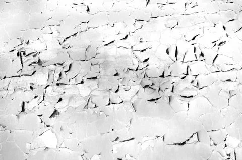 White black grey texture background, cracks on the wall, floor Stock Photos