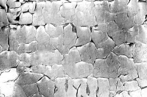 White black grey texture background, cracks on the wall, floor Stock Photos