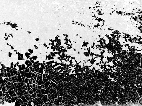 White black grey texture background, cracks on the wall, floor Stock Photos