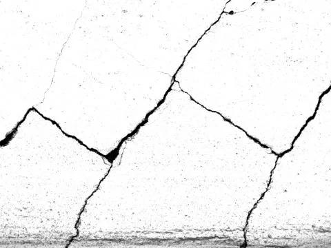White black grey texture background, cracks on the wall, floor Stock Photos