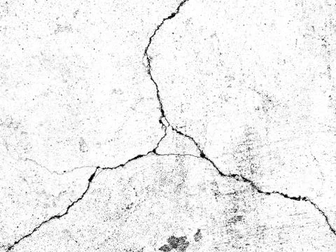 White black grey texture background, cracks on the wall Stock Photos