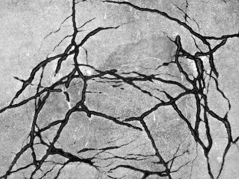 White black grey texture background, cracks on the wall, floor Stock-Fotos