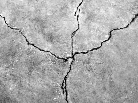 White black grey texture background, cracks on the wall, floor Stock Photos