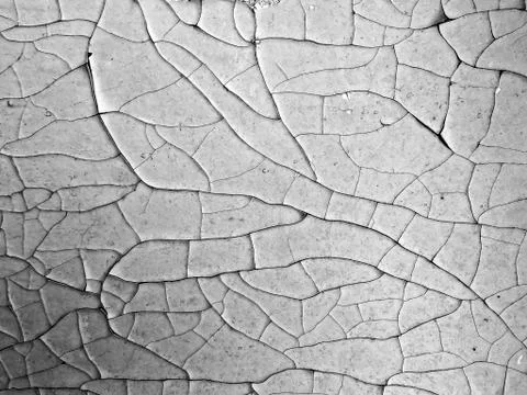 White black grey texture background, cracks on the wall, floor Stock Photos