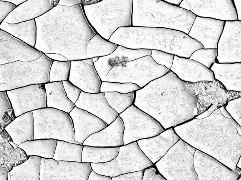 White black grey texture background, cracks on the wall, floor Stock-Fotos