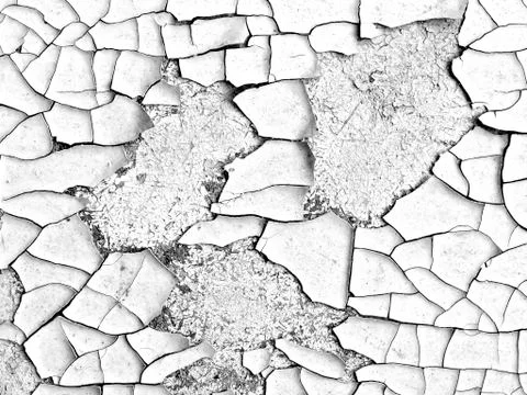 White black grey texture background, cracks on the wall, floor Stock Photos