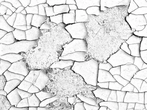 White black grey texture background, cracks on the wall, floor Stock Photos