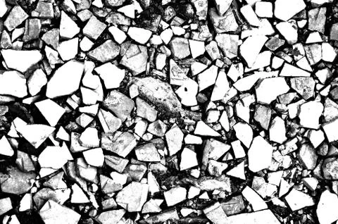 White black grey texture background, cracks on the wall, floor Stock Photos