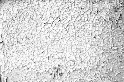 White black grey texture background, cracks on the wall, floor Stock Photos