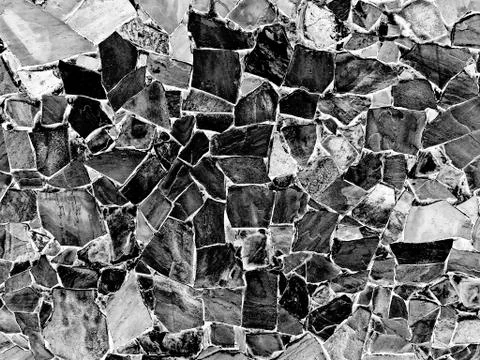 White black grey texture background, cracks on the wall, floor Stock-Fotos