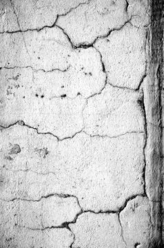 White black grey texture background, cracks on the wall, floor Stock Photos
