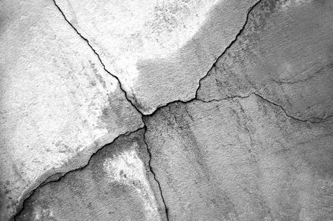 White black grey texture background, cracks on the wall, floor Stock-Fotos