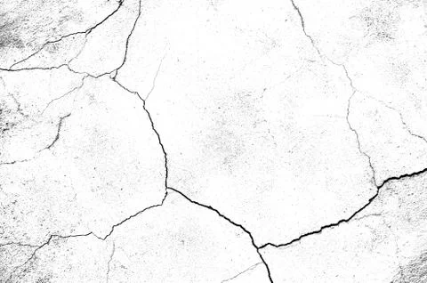 White black grey texture background, cracks on the wall, floor Stock Photos