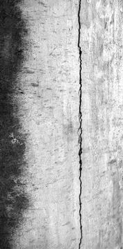 White black grey texture background, cracks on the wall, floor Stock-Fotos