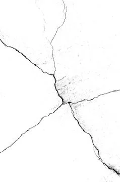 White black grey texture background, cracks on the wall, floor Stock Photos