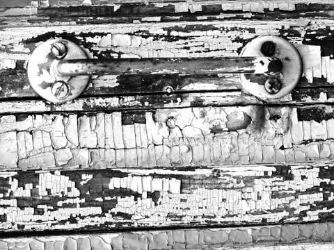 White black grey texture background, cracks on the wall, floor Stock Photos