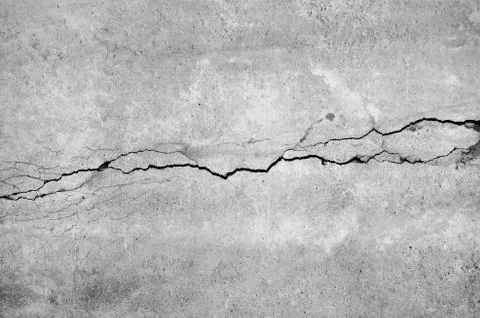 White black grey texture background, cracks on the wall, floor Stock Photos