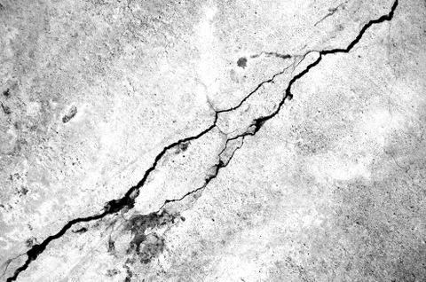 White black grey texture background, cracks on the wall, floor Stock Photos