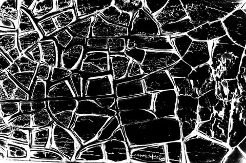White black grey texture background, cracks on the wall, floor Stock Photos