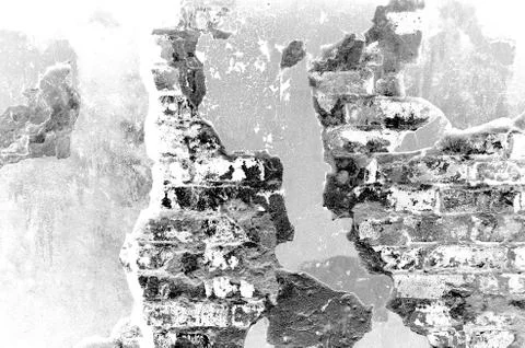 White black grey texture background, cracks on the wall, floor Stock-Fotos