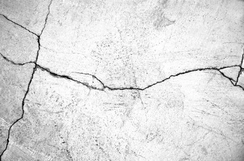 White black grey texture background, cracks on the wall, floor Stock Photos