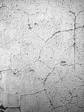 White black grey texture background, cracks on the wall, floor Stock Photos