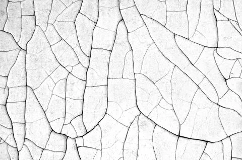 White black grey texture background, cracks on the wall, floor Stock Photos
