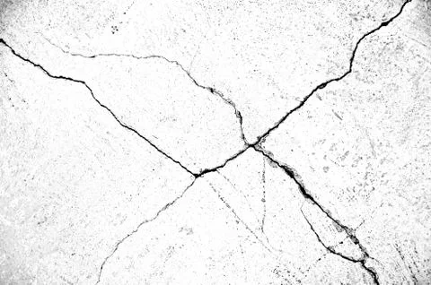White black grey texture background, cracks on the wall, floor Stock Photos