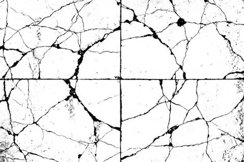 White black grey texture background, cracks on the wall, floor Stock-Fotos