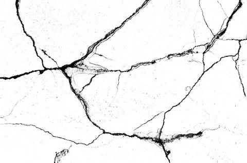 White black grey texture background, cracks on the wall, floor Stock Photos