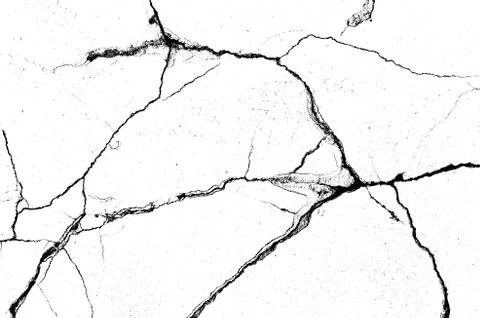 White black grey texture background, cracks on the wall, floor Stock Photos
